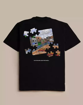 Camiseta Blunt Puzzle - Preto