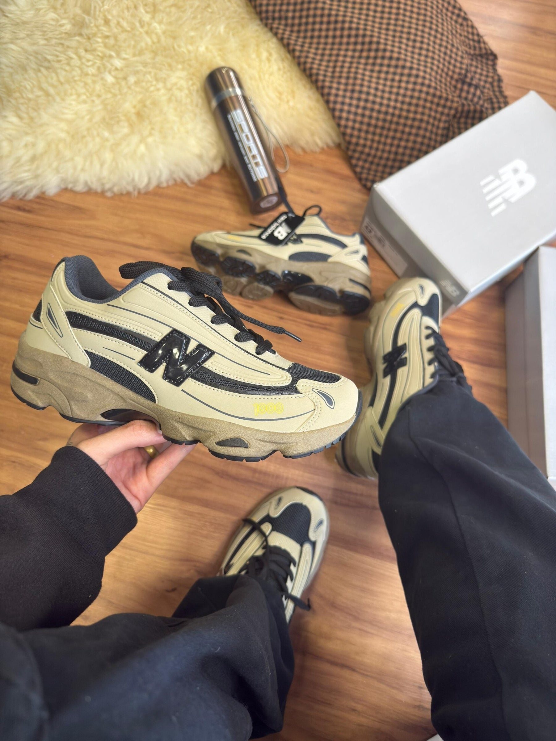 New balance 1000 Off White e Preto