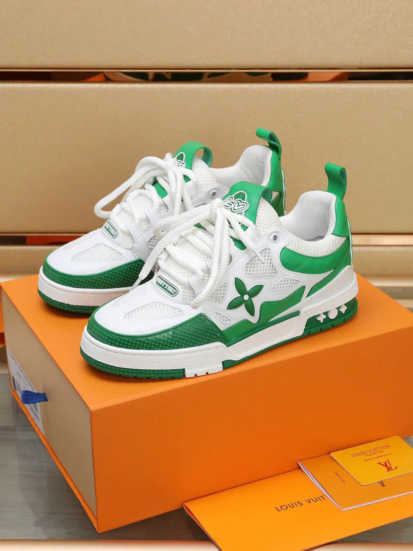 LV Skate - White Green