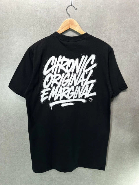 Camiseta Chronic Original e Marginal Preto