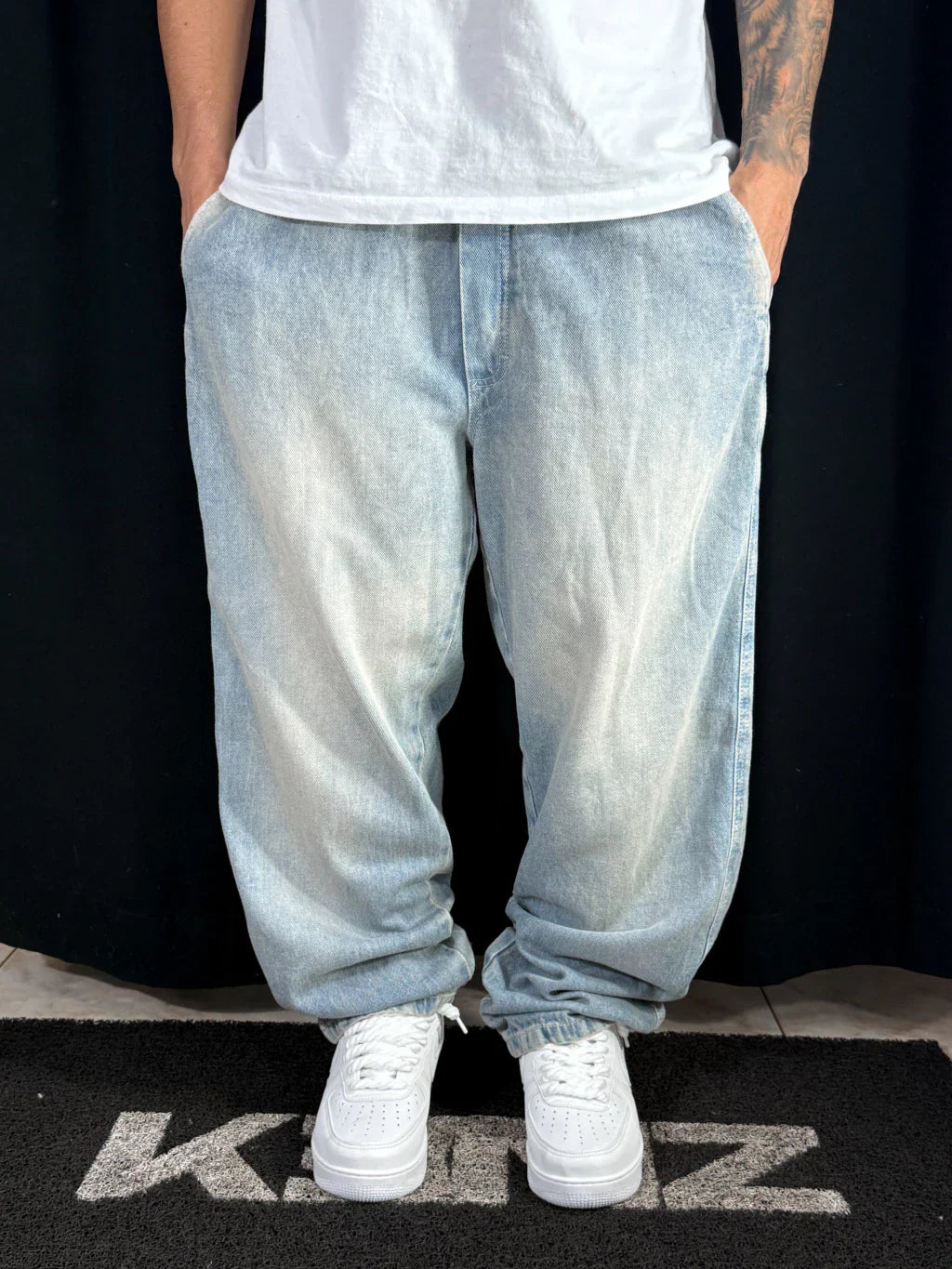 Calça Baggy Jeans Dirty