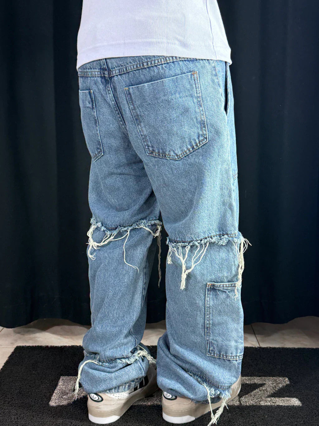 Calça Jeans Reta Vintage