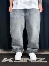 Calça Jeans Baggy Cinza Estonado