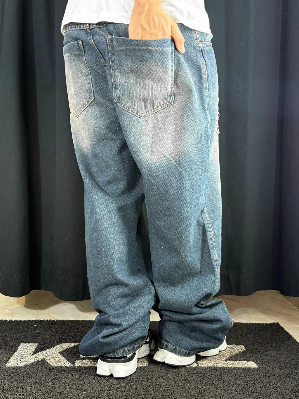 Calça Jeans Baggy Dark Dirty Cruz