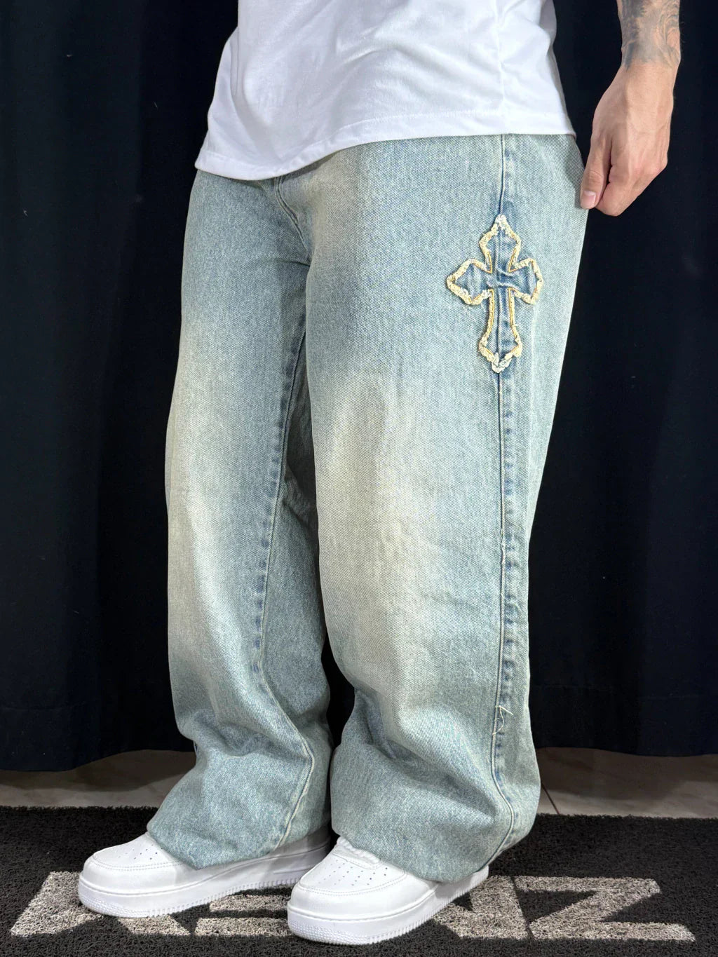 Calça Jeans Baggy Dirty Cruz