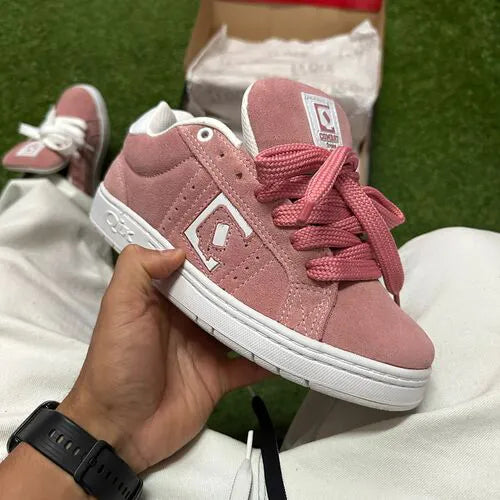 Qix Combat Suede Rose/Branco